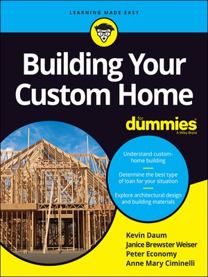 Building Your Custom Home for Dummies - ebook